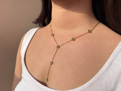 Celeste Y-Drop Necklace
